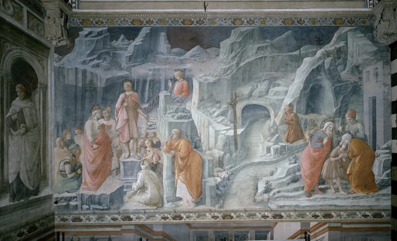 Filippo Lippi - Missione del Battista, Prato